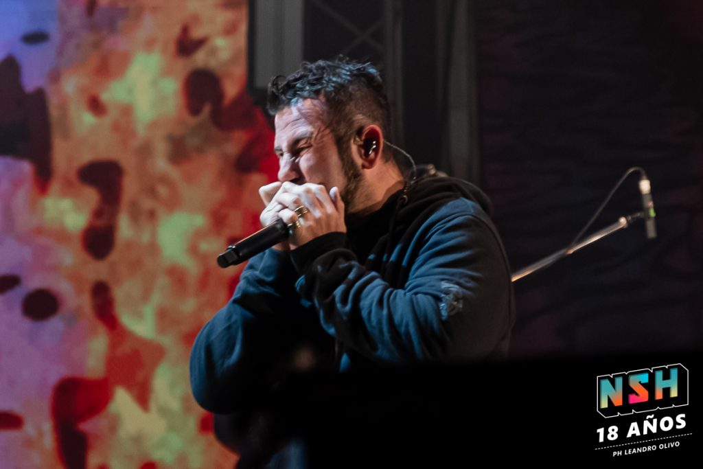 Foto del recital de La Renga en el Estadio de Huracán durante su gira "Totalmente Poseídos" en Buenos Aires, junio de 2024.