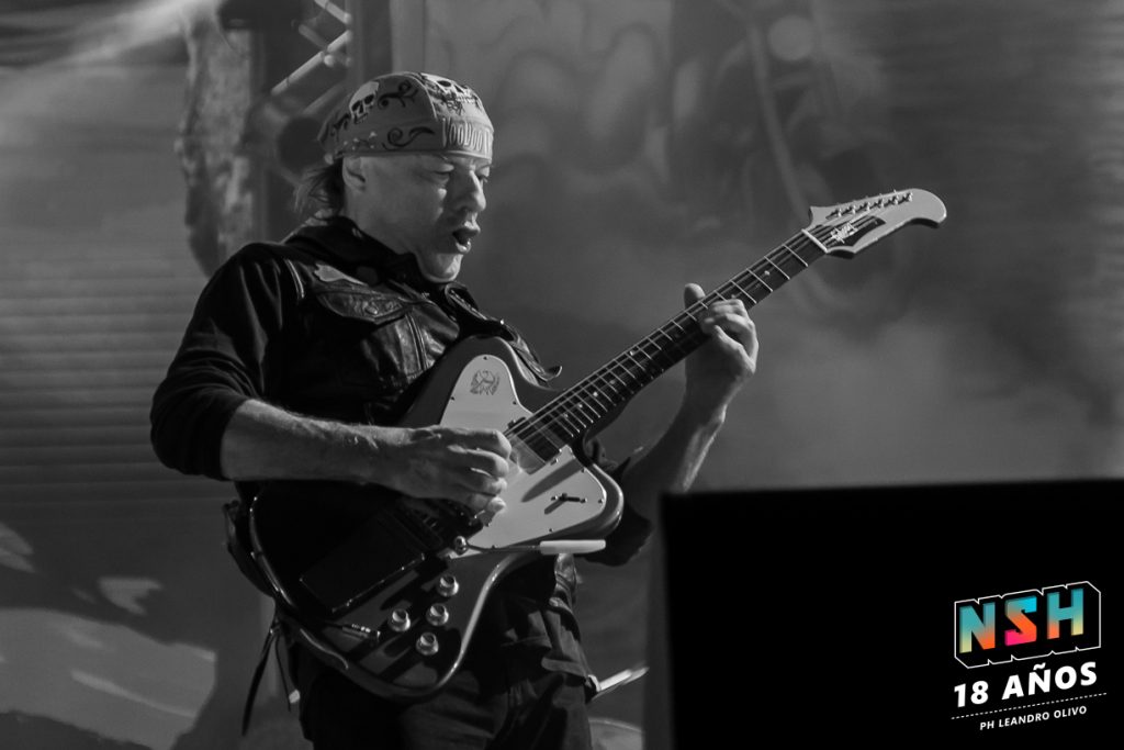 Foto del recital de La Renga en el Estadio de Huracán durante su gira "Totalmente Poseídos" en Buenos Aires, junio de 2024.