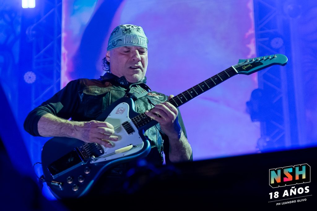 Foto del recital de La Renga en el Estadio de Huracán durante su gira "Totalmente Poseídos" en Buenos Aires, junio de 2024.