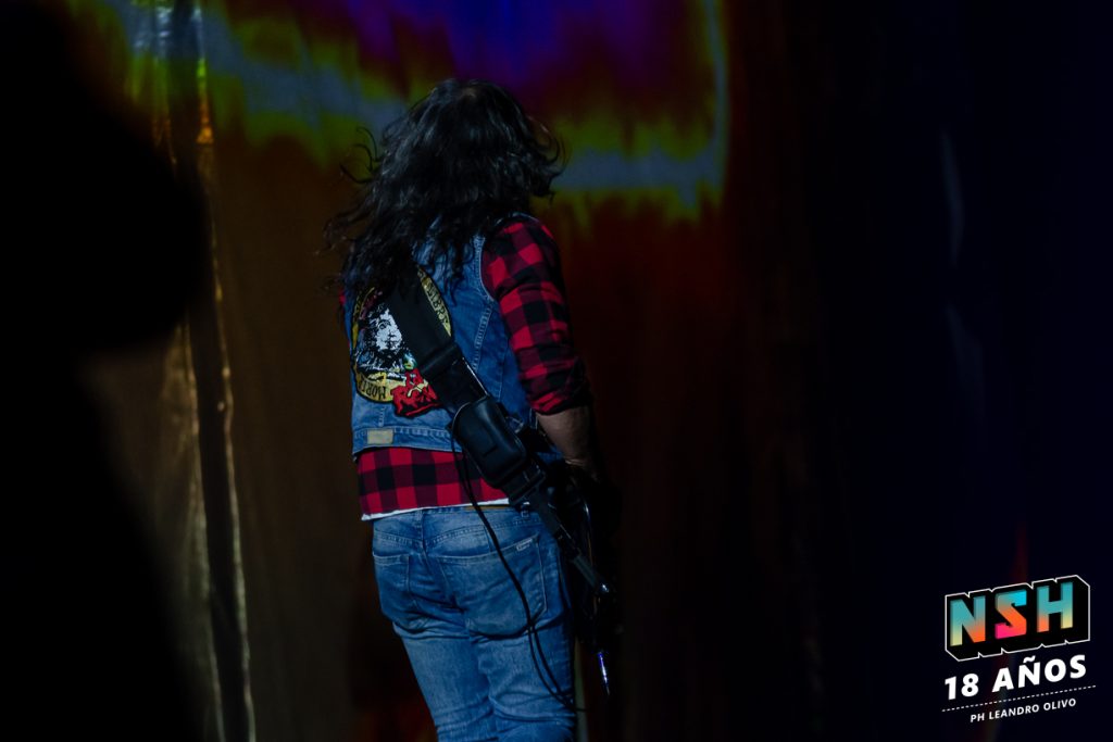 Foto del recital de La Renga en el Estadio de Huracán durante su gira "Totalmente Poseídos" en Buenos Aires, junio de 2024.