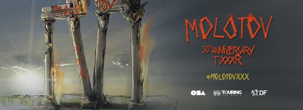 Molotov en vivo celebrando su 30 aniversario con un show encendido ante miles de fans