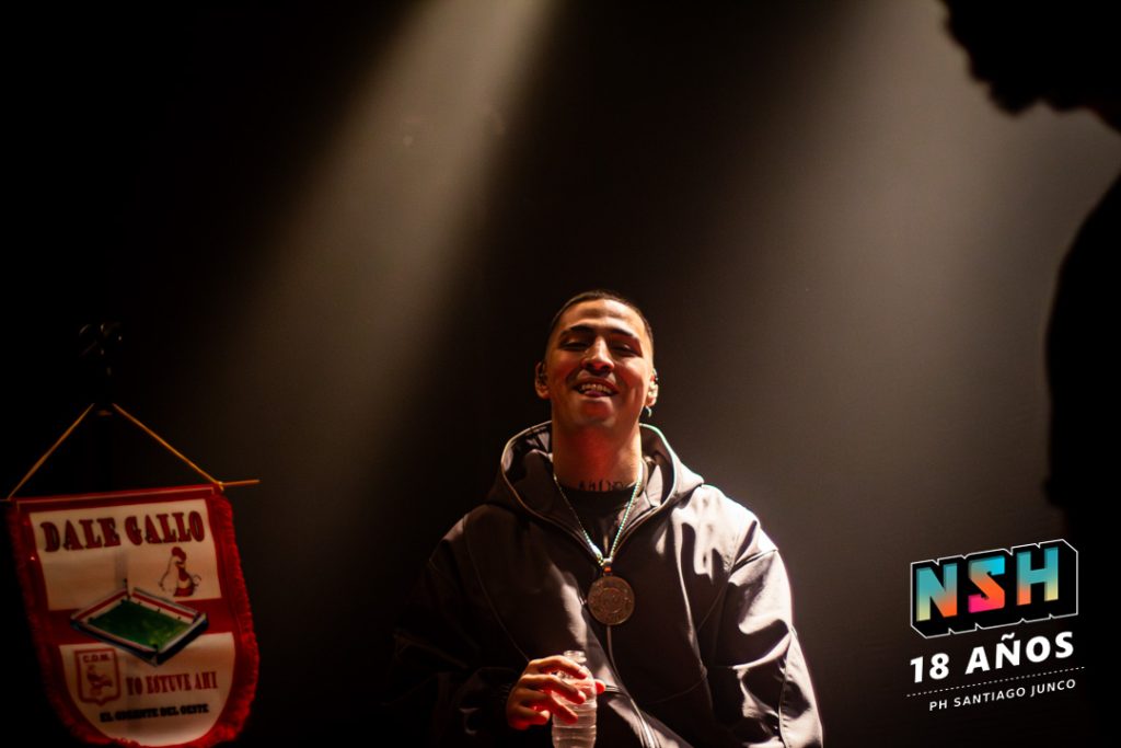 Nacho Ag durante su show del 13 de julio en Niceto Club