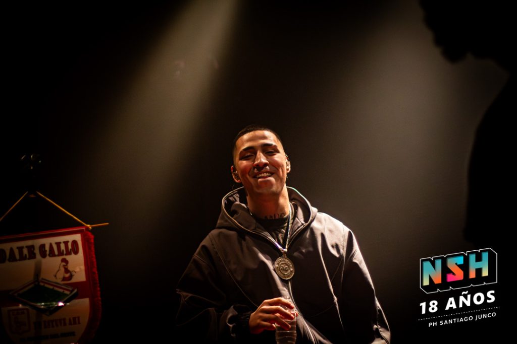 Nacho Ag durante su show del 13 de julio en Niceto Club