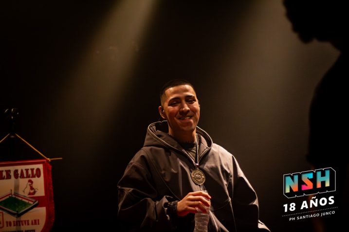 Nacho Ag durante su show del 13 de julio en Niceto Club