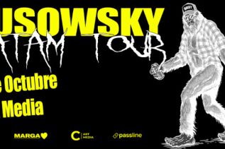 Rusowsky en vivo en C Art Media, Buenos Aires, presentando Daysi en 2025