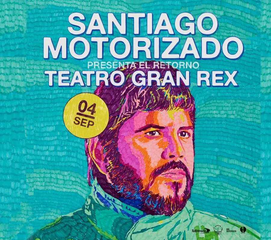 Santiago Motorizado en vivo, presentando El Retorno con una puesta íntima en el escenario del Gran Rex