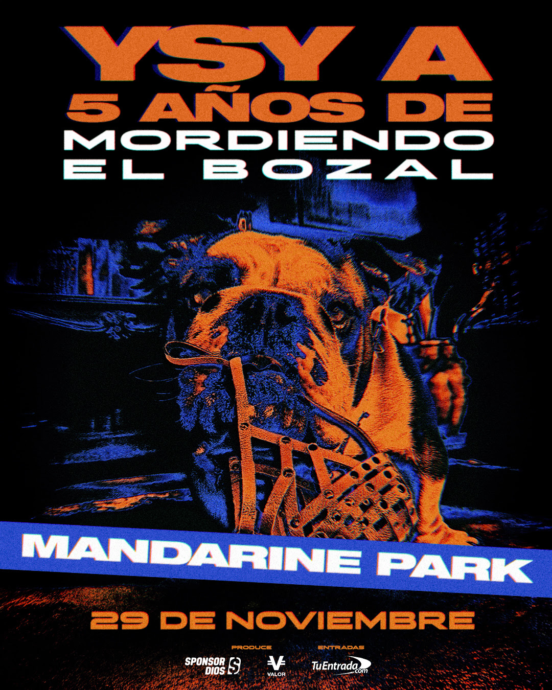 YSY A en vivo presentando Mordiendo el Bozal en Mandarine Park, Buenos Aires, ante miles de fanáticos