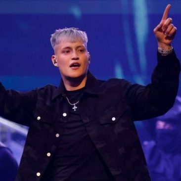 Kidd Voodoo en vivo durante su show en Chile