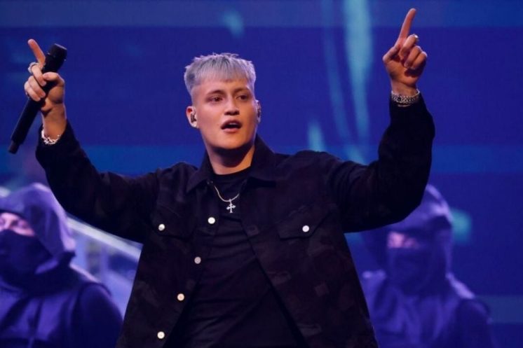 Kidd Voodoo en vivo durante su show en Chile