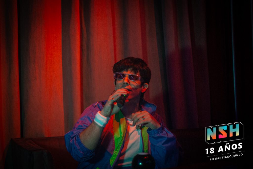 FR4NZ en vivo en el Gorriti Art Center durante el showcase de “To The Moon”.