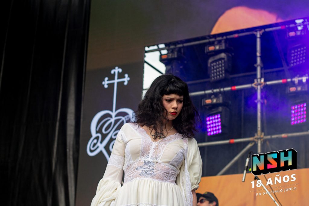 Blair en vivo durante su show en el Harlem Festival 2025