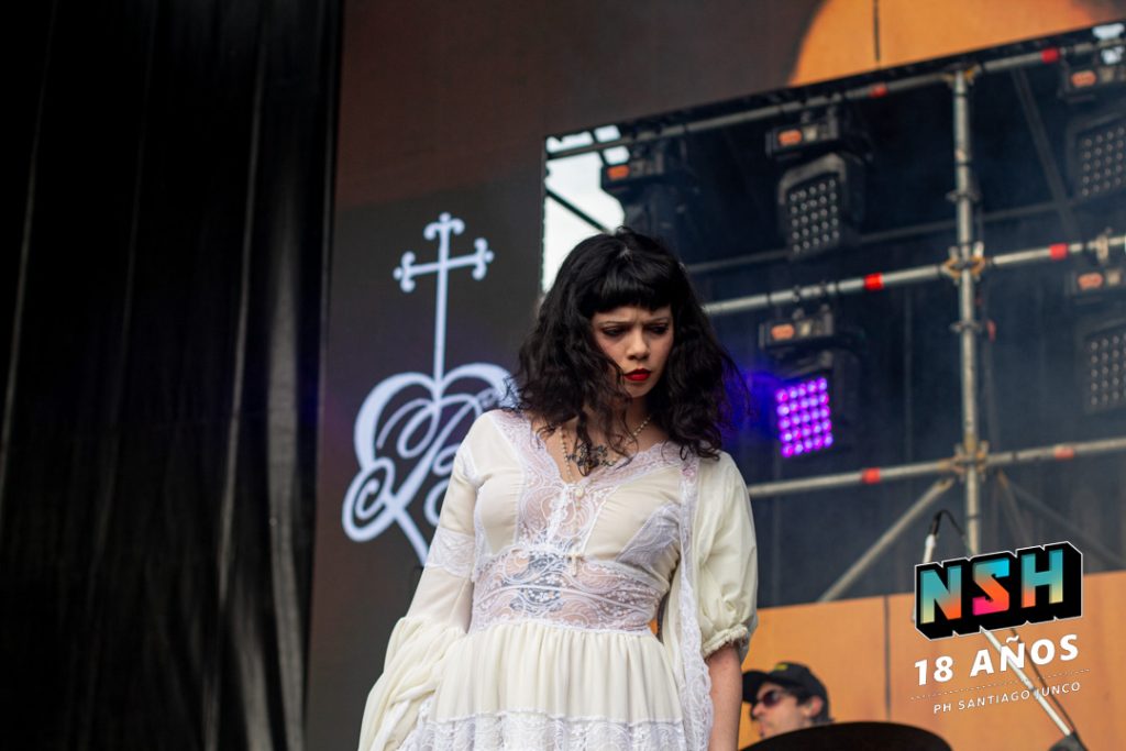 Blair en vivo durante su show en el Harlem Festival 2025