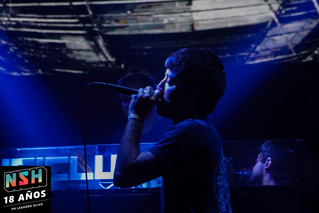 Ill Quentin en vivo en Uniclub durante su show de rap argentino