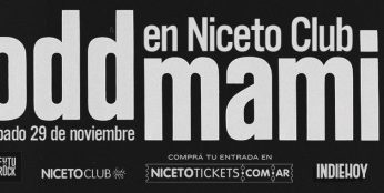 Odd Mami en vivo celebrando el aniversario de donde van los perros en Niceto Club