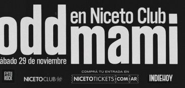 Odd Mami en vivo celebrando el aniversario de donde van los perros en Niceto Club