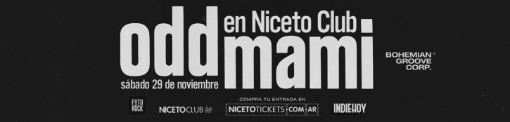 Odd Mami en vivo celebrando el aniversario de donde van los perros en Niceto Club