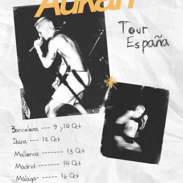 Aukan en vivo durante su gira por España 2025, presentando su nuevo single Lucidez junto a Y9 y Javi de Castro