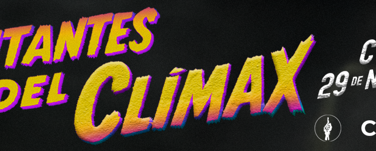 Flyer Militantes del Climax en Art Media. Noviembre 2025