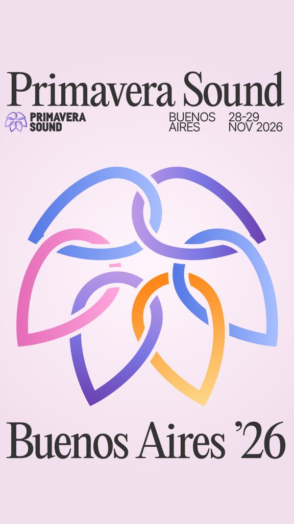 Cartel del Primavera Sound Buenos Aires 2026 anunciando el regreso del festival los días 28 y 29 de noviembre.