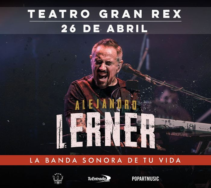 Alejandro Lerner en concierto en el Gran Rex abril 2026