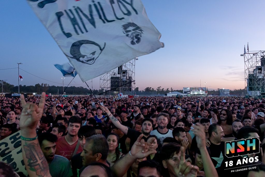 Show de Cielo Razzo como banda invitada de La Renga