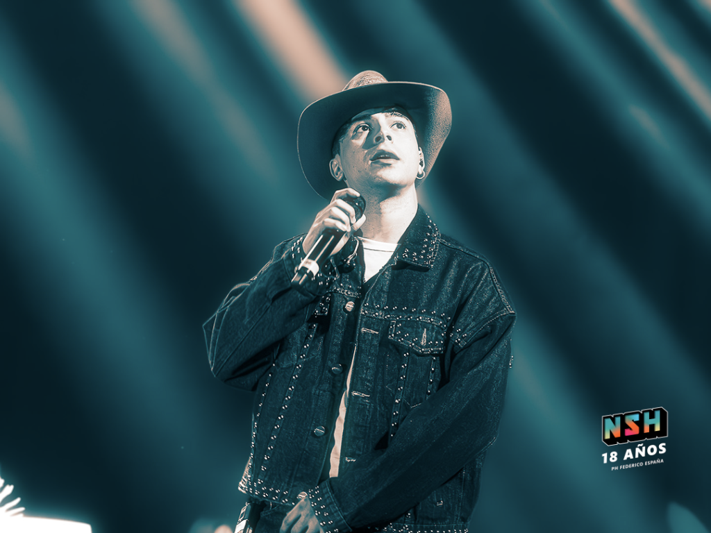 Foto del show de Rusherking en el Teatro Ópera el 29 de noviembre de 2025, cierre del Casa 11 Tour, por Federico España para No Son Horas.