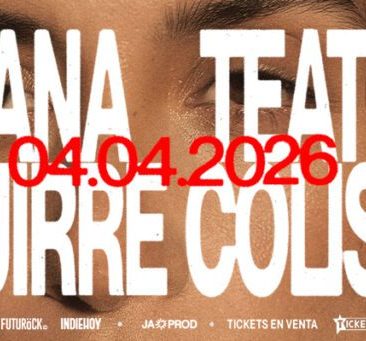 Juana Aguirre Teatro Coliseo. Flyer del concierto.