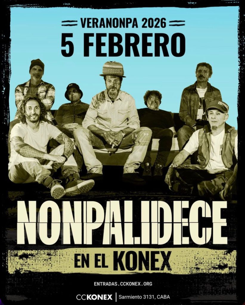 Flyer Nonpalidece en Konex