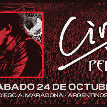 Ciro y Los Persas se presentan el 24 de octubre de 2026 en el Estadio Diego Armando Maradona de Argentinos Juniors.
