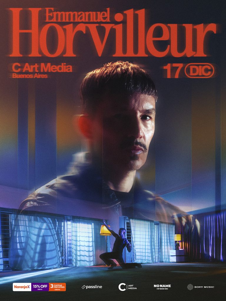 Flyer de Emmanuel Horvilleur en C Art Media, Buenos Aires, el 17 de diciembre de 2026.