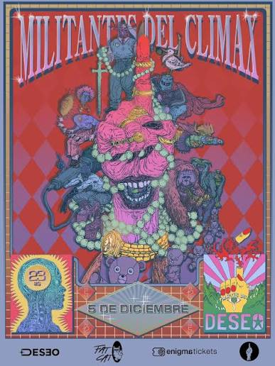 Militantes del Clímax presenta Operación Clímax de Medianoche Vol. III en Deseo Club el 5 de diciembre de 2026.