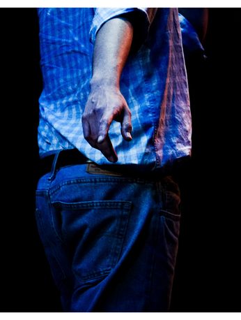 Rey Garufa en Arena Sur durante el show especial por los 40 años de Oktubre.