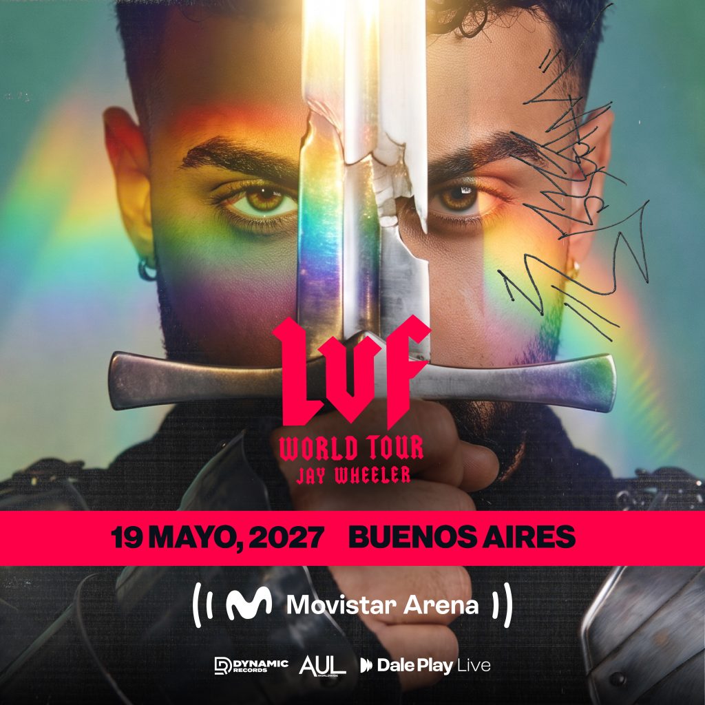Jay Wheeler anuncia La Voz Favorita World Tour en el Movistar Arena el 19 de mayo de 2027.